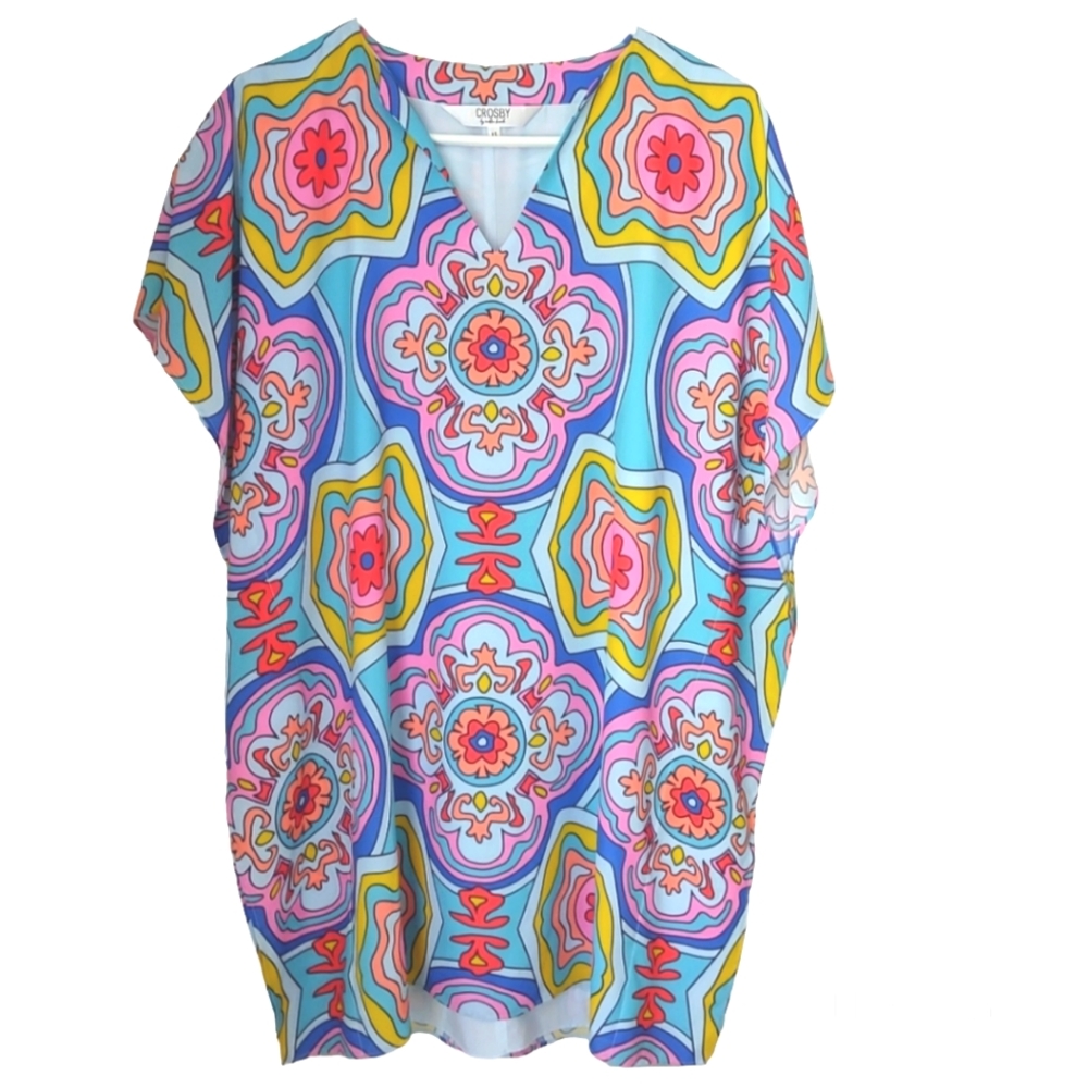 Crosby by Mollie Burch Caftan Kaftan XS Swim Coverup / Beach Poncho / Tunic